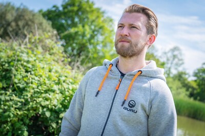 Guru Aventus Grey Fishing Hoodie   - ALL SIZES