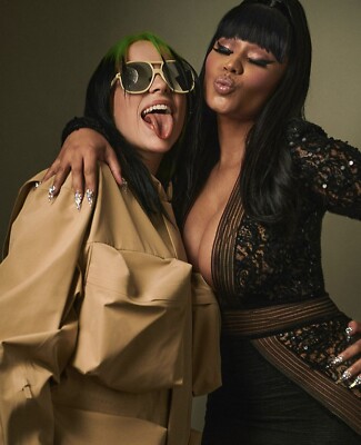BEAUTIFUL BILLIE EILISH & NICKI MINAJ 8X10 Photo
