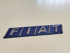 SIGLA SCRITTA FIAT POSTERIORE FIAT PANDA-UNO-TIPO-TEMPRA-500-600 LOGO FREGIO BLU