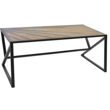 TAVOLO BASSO SALOTTO INDUSTRIAL VINTAGE ETNICO Mobili artigianali LEGNO E FERRO