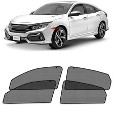 Magnetic Car Window Sunshade Side Window Shade For 2016-2021 Honda Civic Sedan Magnetic Car Window Sunshade Side Window Shade For 2016-2021 Honda Civic Sedan