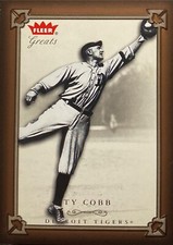 2004 Fleer Greats #2 Ty Cobb Detroit Tigers Baseball Card 