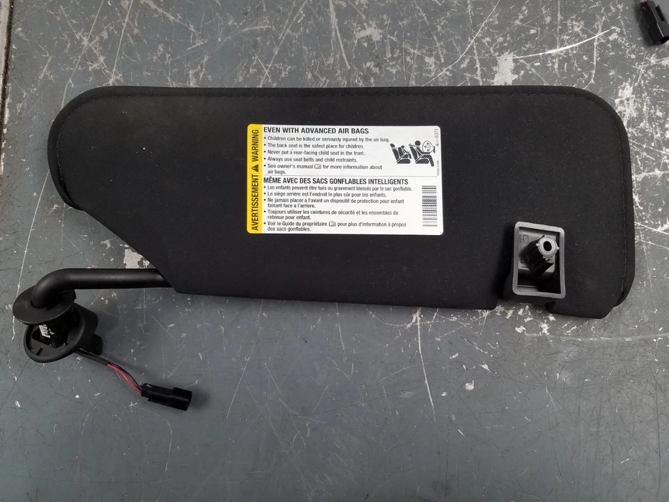 2008 Chevy Corvette C6 Convertible Sun Visors #5004 P8 - Image 3 of 4