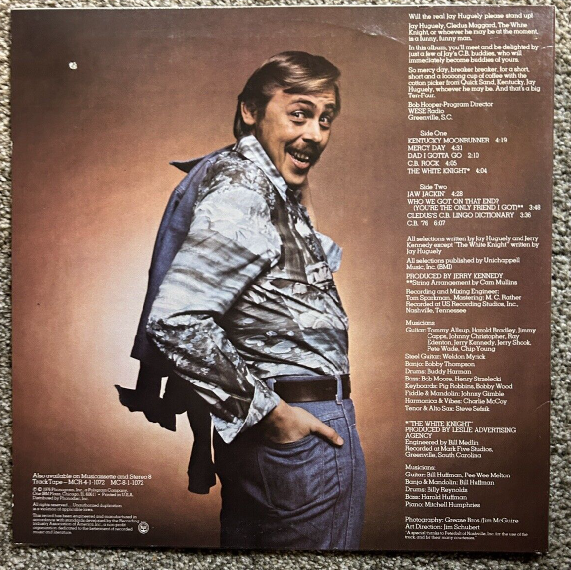 Cledus Maggard & The Citizen's Band – The White Knight - VINYL