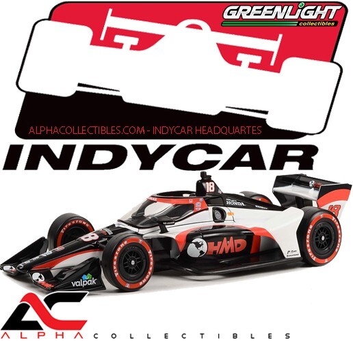 ЗЕЛЕНЫЙ СВЕТ 11200 1:18 2023 #18 ДЭВИД МАЛУКАС (HMD TRUCKING), NTT INDYCAR