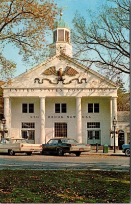 STONY BROOK, L.I. New York ~ U.S. POST OFFICE1967 Suffolk County  Postcard - A40
