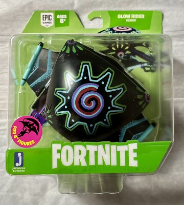 Jazwares Fortnite 4'' Glow Rider Glider Action Figure Accessory New In Package!