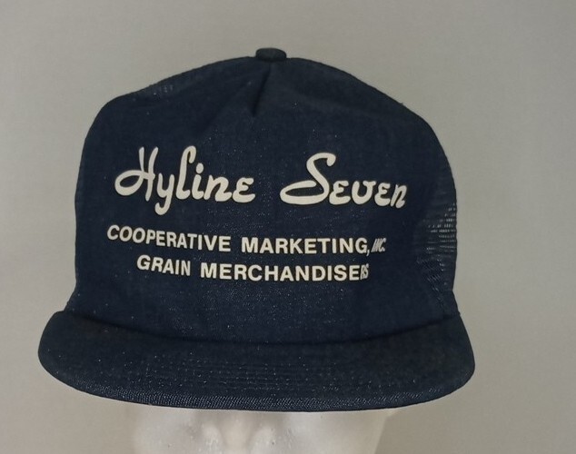 Vintage Hyline Seven Cooperative Marketing Grain Merchandisers Snapback Hat