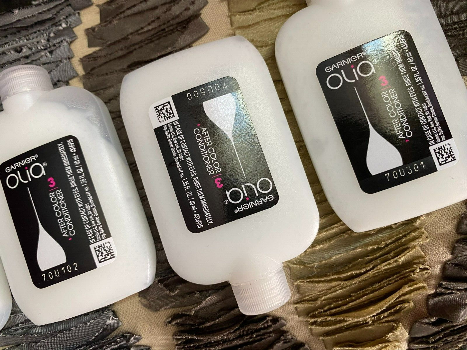 4 Garnier Olia AFTER color CONDITIONER treatment #3 conditioner tube 1.35oz LOT