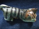 Bone China 4.5" Tabby Blue Eyed Cat Figurine, Taiwan — photo 5