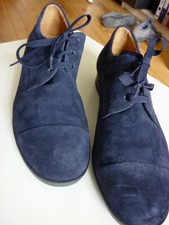 VABENE Halbschuhe Ökoleder Echtleder dunkelbl LUXUS 41,5 Neu