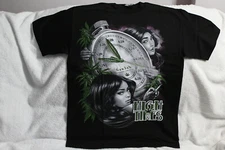 MARIJUANA LEAVES LEAF 420 POCKET WATCH SEXY WOMEN JOINT HIGH TIMES T-SHIRT