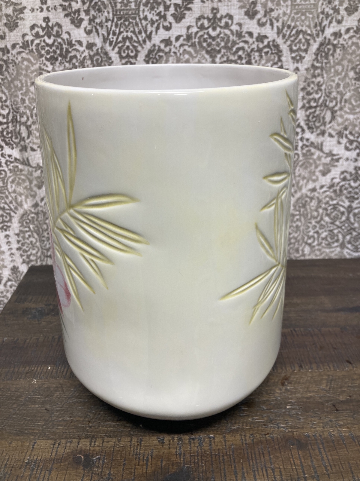 Croscill Home Porcelain Garbage Can Paradise Palms 9.5” Tall eBay