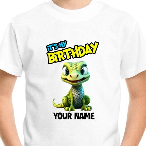 T-shirt personnalisé animaux mignon enfants jungle zoo anniversaire enfants garçons tee-shirt - Photo 15 sur 36