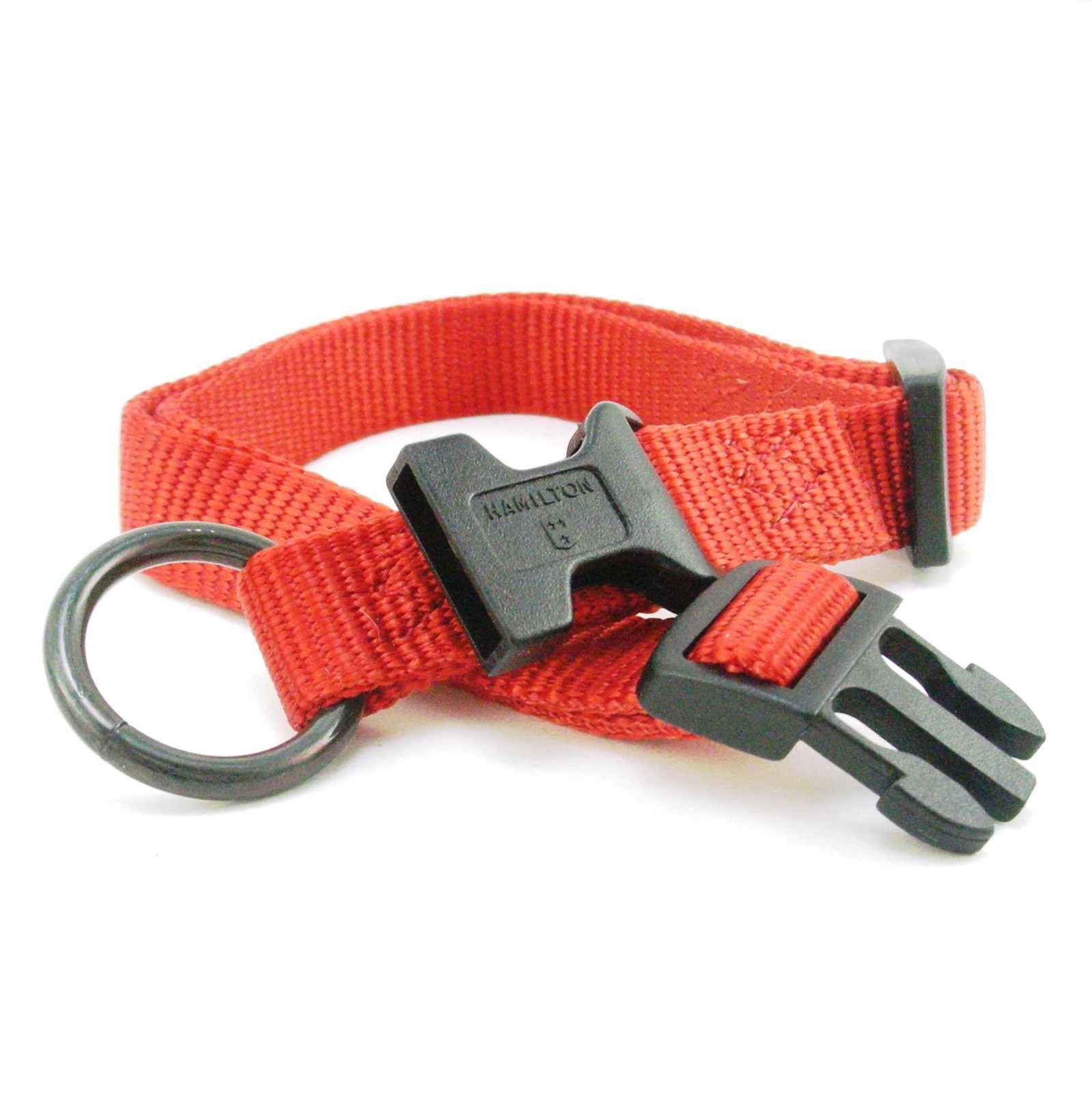 HAMILTON Adjustable Nylon Dog Collar, Medium (3/4" x 16"22"), Red Brick 13227545896 eBay