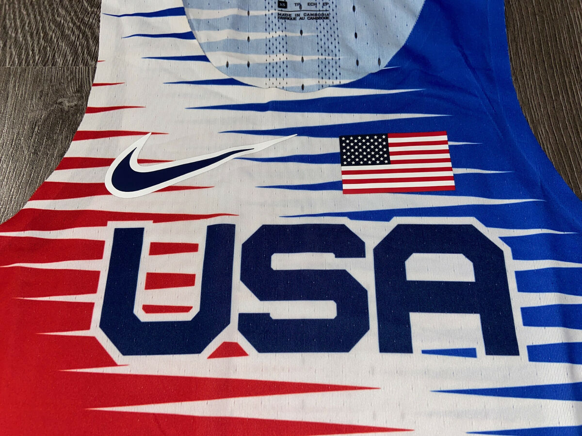 Nike Aeroswift ADV USA Olympics Running Track Singlet Tank Nike Aeroswift ADV USA Olympics Running Track Singlet Tank