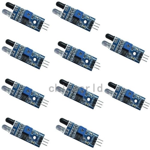 10Stk IR Infrared Obstacle Avoidance Sensor Module für Arduino Smart Car Robot