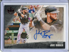 2022 Panini Diamond Kings Jake Burger DK Signatures Red 1/5  FOTL