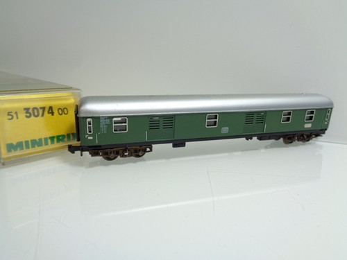 Minitrix N 51 3074 00 Schnellzug Gepäckwagen der DB in OVP JD2373 | Zustand: Gebraucht