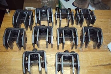 TOLCO 825 Bar Joist Sway Brace Attachment: Carbon Steel, 2 1/2 in Lg, (PK/10)