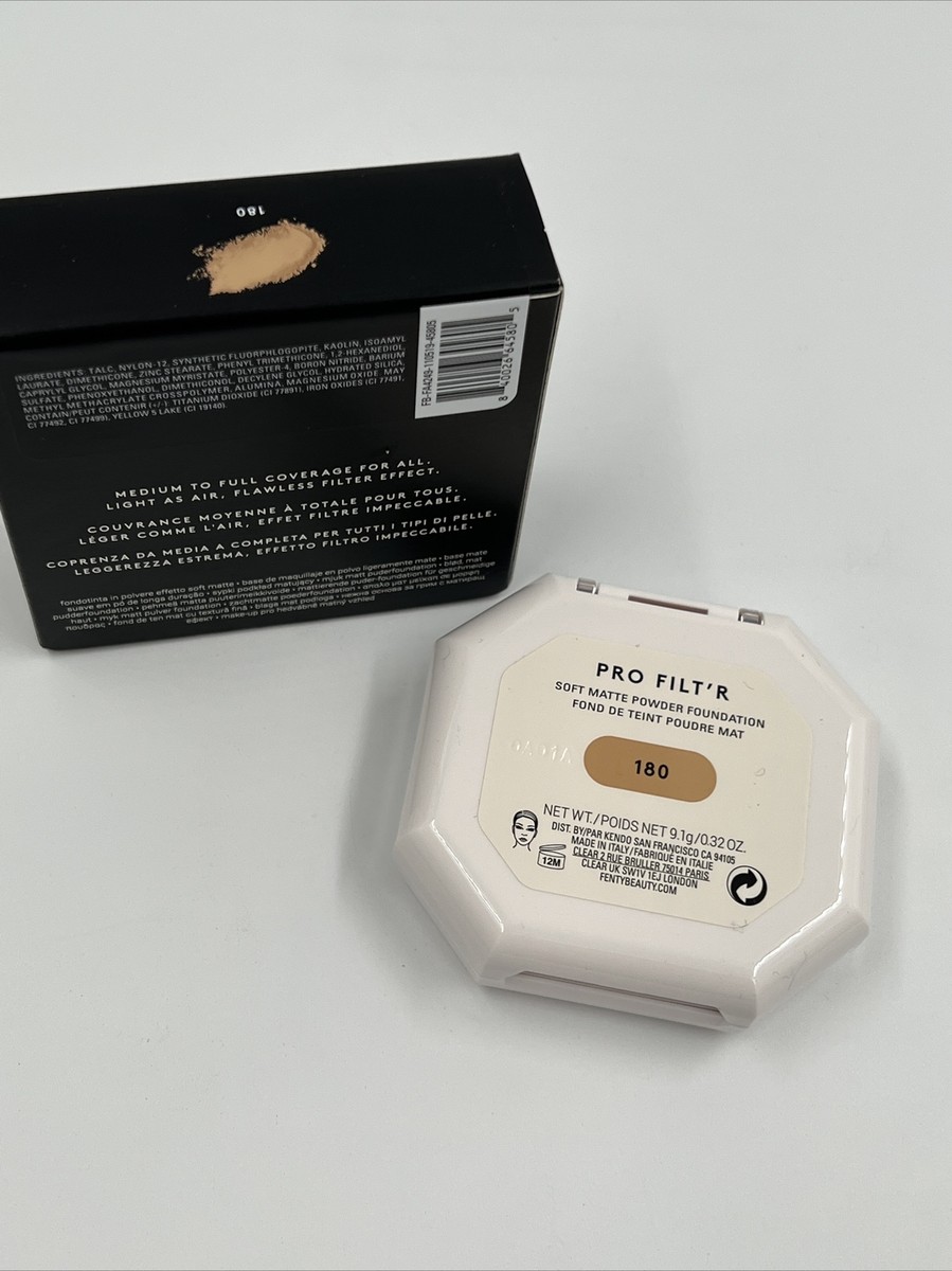 Fenty Beauty Pro Filt'r Soft Matte Powder Foundation Shade 180 New