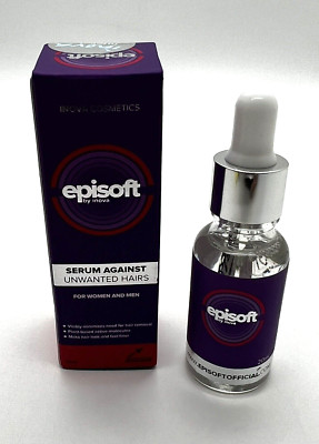 Episoft Serum Against Unwanted Hairs (3/24)  For Men & Women NEW BOTTLE