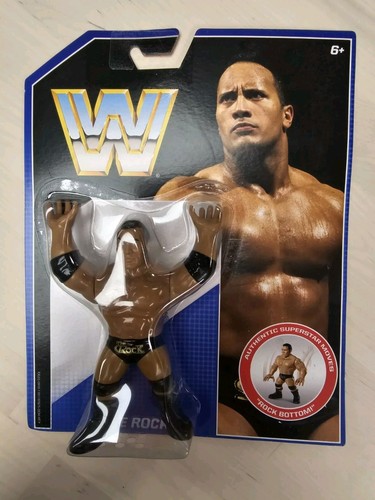 WWE Mattel Retro Series 2 THE ROCK Sealed On Card ...