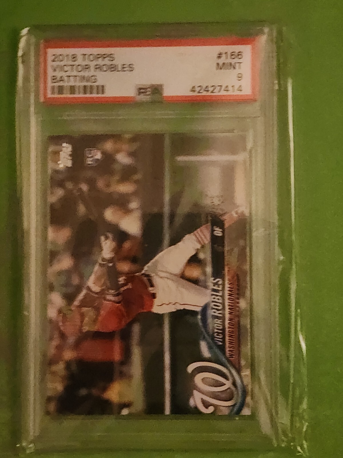 2018 Topps - Batting #166 Victor Robles (RC) PSA 9