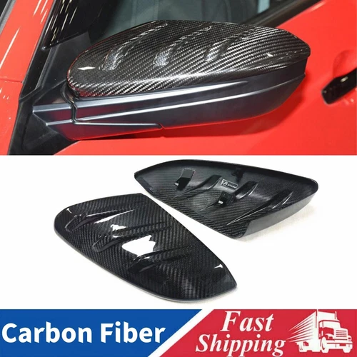 For Mugen Honda Civic Type-R FK8 2016-2021 Car Dry Carbon Door Mirror Cover