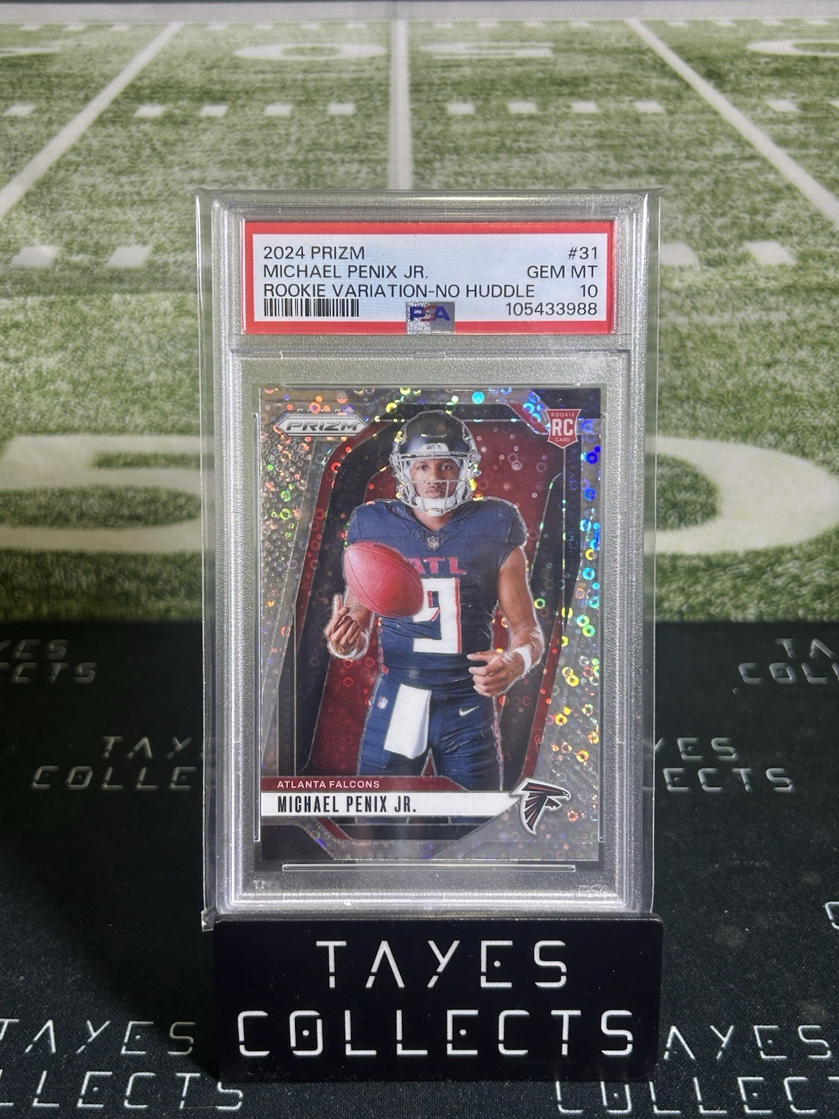 Michael Penix Panini Prizm Rookie Variation #31 No Huddle