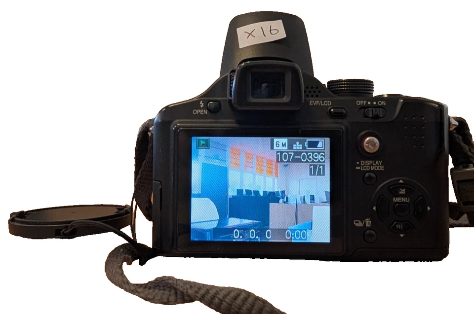 Panasonic Lumix DMC-FZ7 Digital Camera Leica Lens 6MP Tested, Working, photo 3 of 5