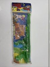Vintage 1977 Cosmic Space Water Gun Neon Green Ray Gun Over 100 Shots NOS