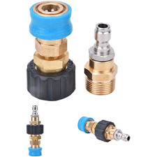 22mm 14mm Washer Hose Adapter M22F M22M Quick Connect Coupler for High Pressure