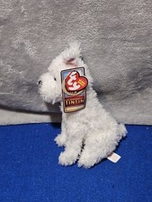 TY BEANIE BABIES, THE ADVENTURES OF TINTIN, SNOWY, 8.5" WITH TAGS, 2011