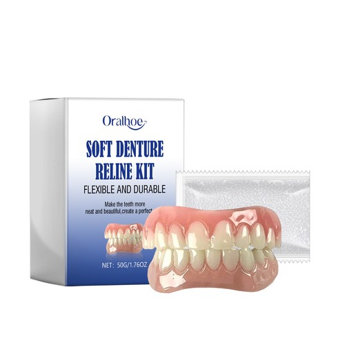 Soft Denture Reline Kit Silicone Instant Teeth For Men And Women