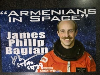 JAMES BAGIAN Authentic Hand Signed Autograph 4X6 PHOTO NASA ASTRONAUT