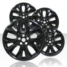 20" Gloss Black Wheel Skins for 2020-2024 Ford Explorer XLT/Limited (Set of 4)