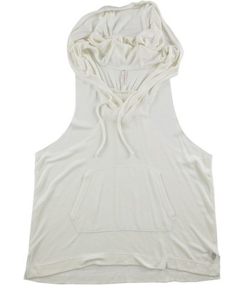 Free People Womens Tulum Hoodie Sweatshirt, white, S