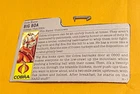 GI G.I. Joe gijoe BIG BOA AIR HOSE MOUTHPIECE + FILE CARD LOT free ship