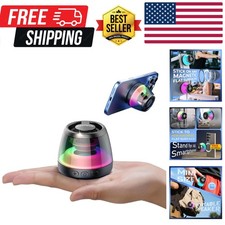 Mini Magnetic Bluetooth Speaker, Loudspeaker with Bass Diaphragm, 5W Internal...