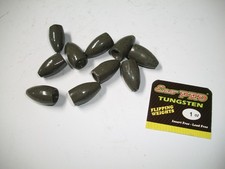 lot of 10 - 1 oz Tungsten Flipping Weights-Bullet Weights-Worm Weights
