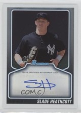 2010 Bowman Draft Prospects Auto Slade Heathcott #BPA-SH Auto ex0