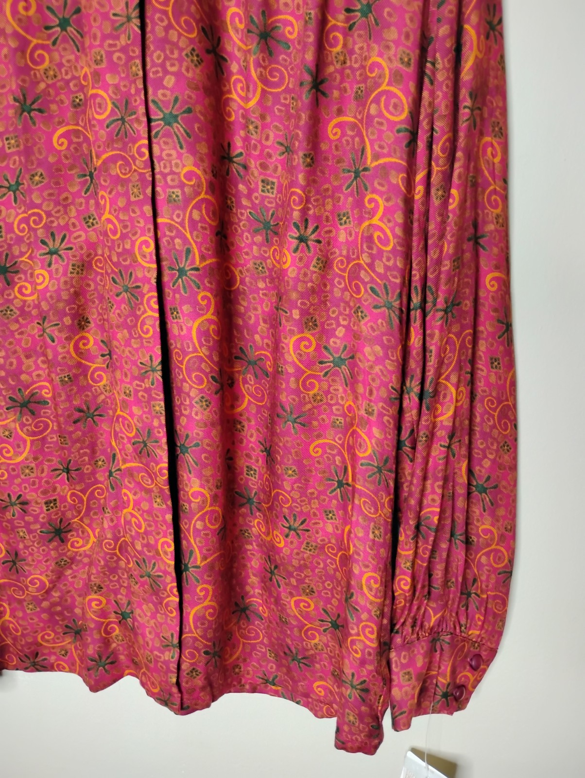 Vintage Pendleton Button Front Blouse Long Sleeve… - image 4