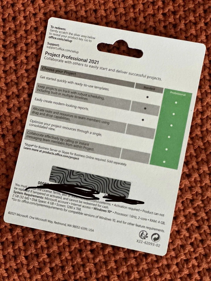 Microsoft Project Professional 2021 1 PC New retail lifetime genuine - Image 2 of 4