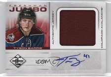 2012-13 Limited Freshman Jumbo Materials Signatures 12/99 Tyson Barrie Auto 2d8