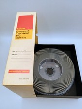 Vtg Kodak Carousel Transvue 140 Slide Tray in Original Box