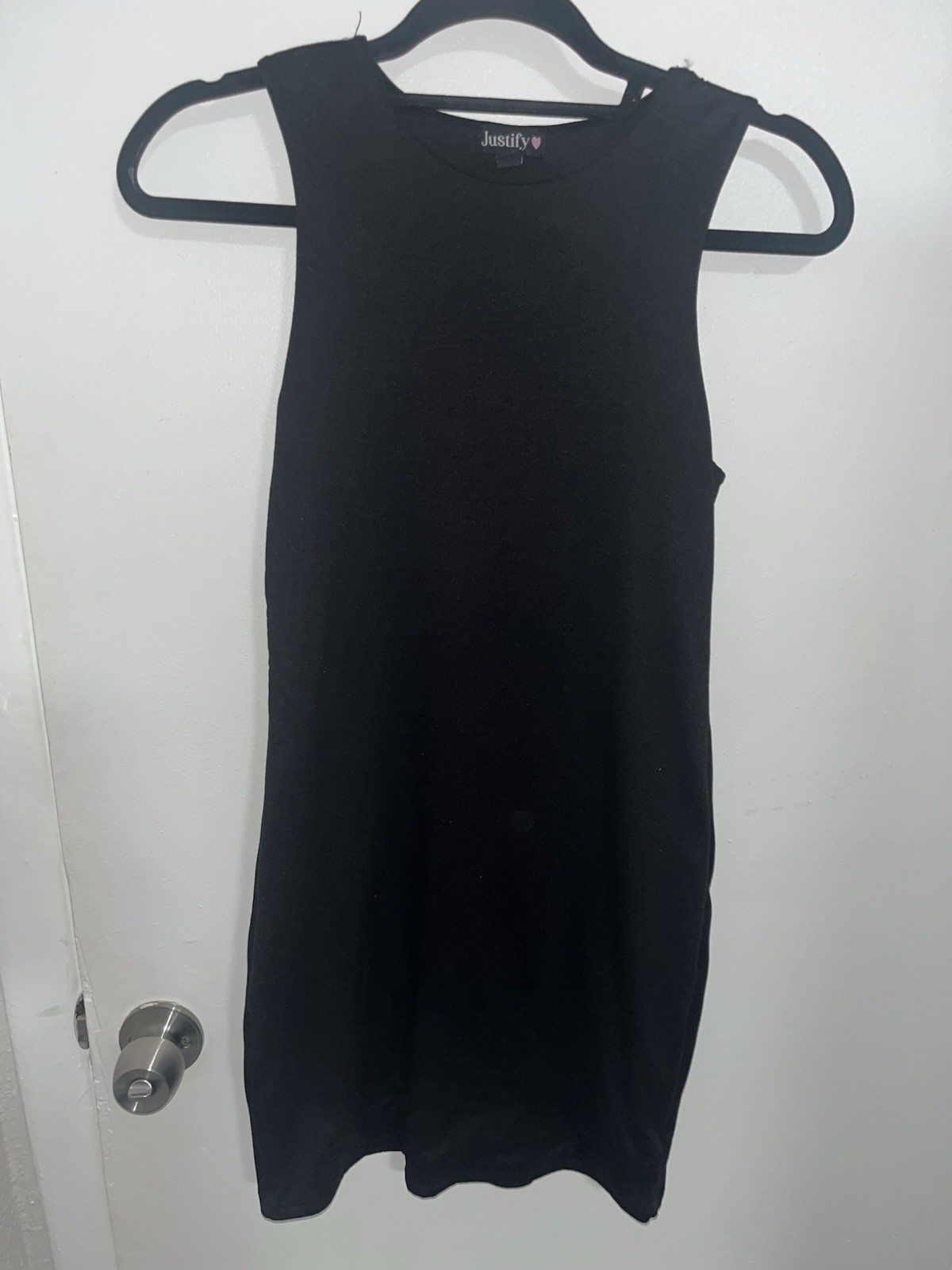 Justify Women's Dress Size Medium  Black Non-Sleeve