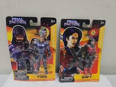 2 FINAL FACTION Alpha Team 1 COVERT OPS TORN & SHIFT 3-3/4''  New (A34)