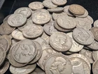 (10) $5 Face 90% Silver Franklin Half Dollars Junk Silver Bullion Lot