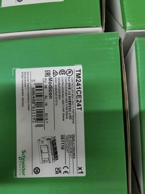 Schneider Electric TM241CEC24T Modicon M241, PNP Transistor Outputs, Brand New